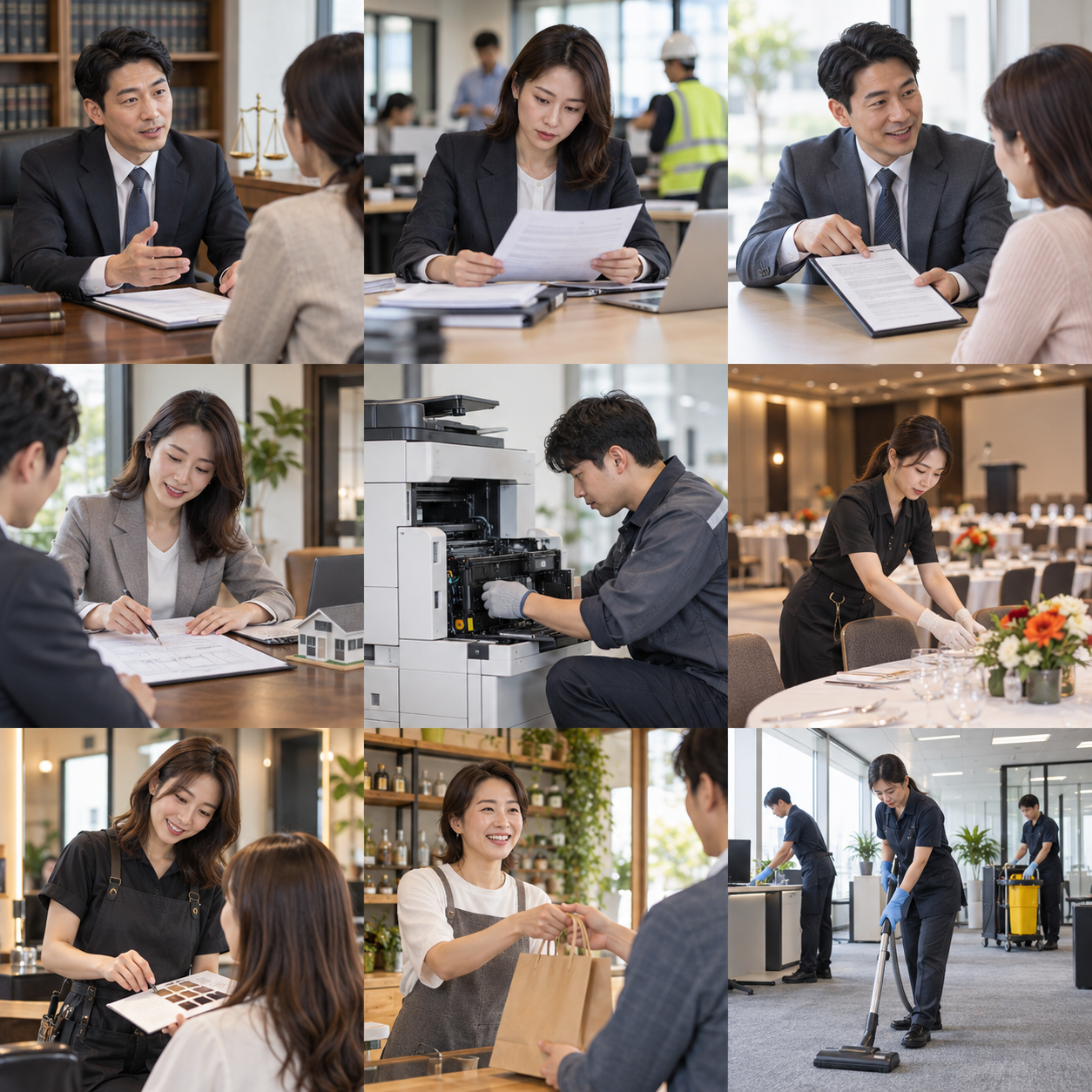 뷰티·미용 업종을 보여주는 사진